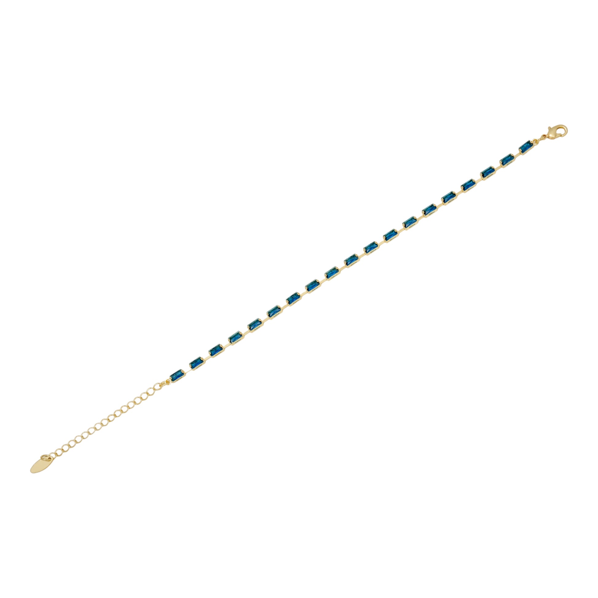 Zinnia VIP Gold Lacivert Bileklik