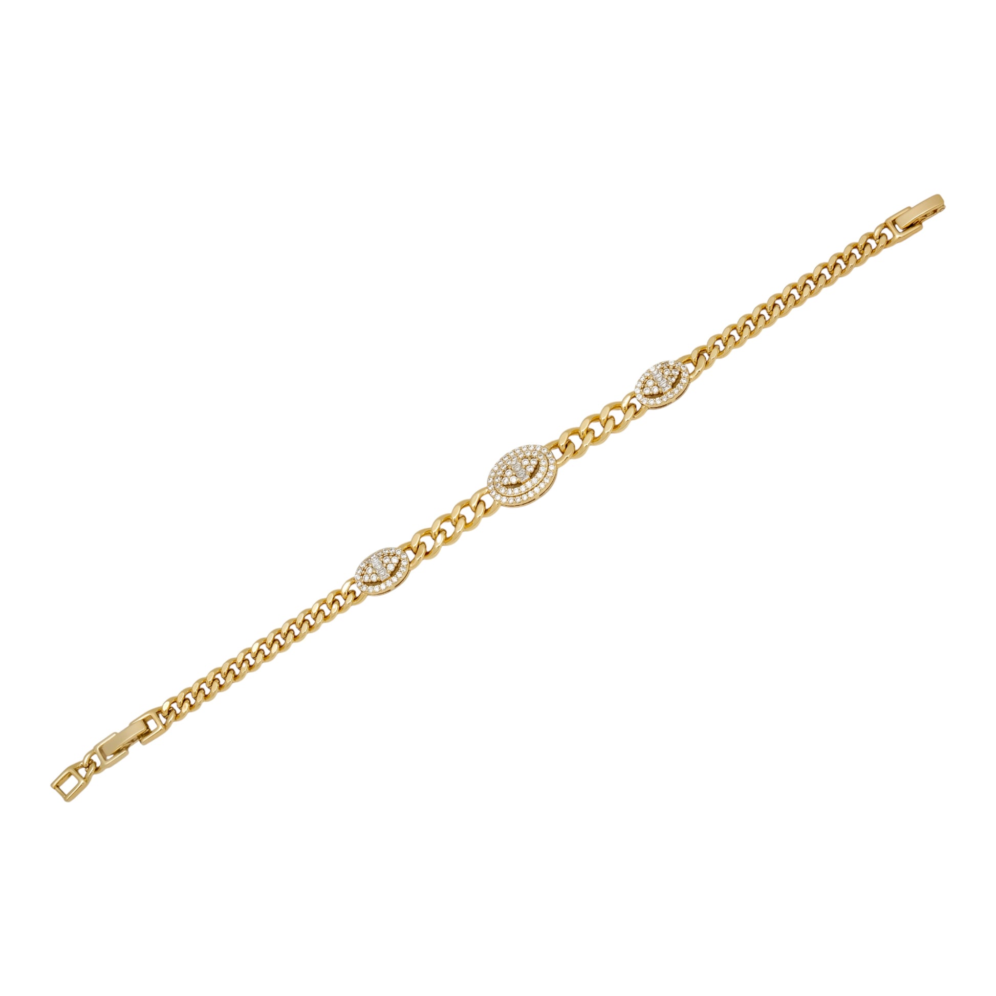 Liora Çelik Gold Bileklik