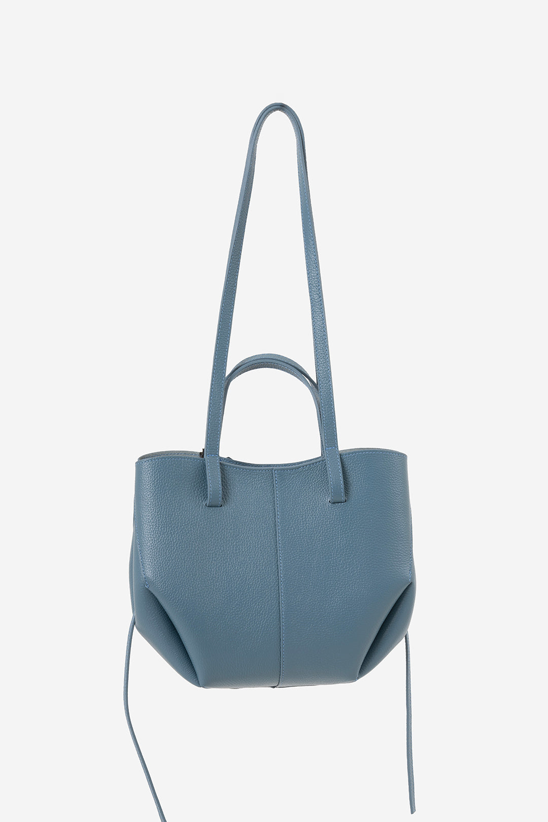 Mavi Tote El ve Omuz Deri Çanta