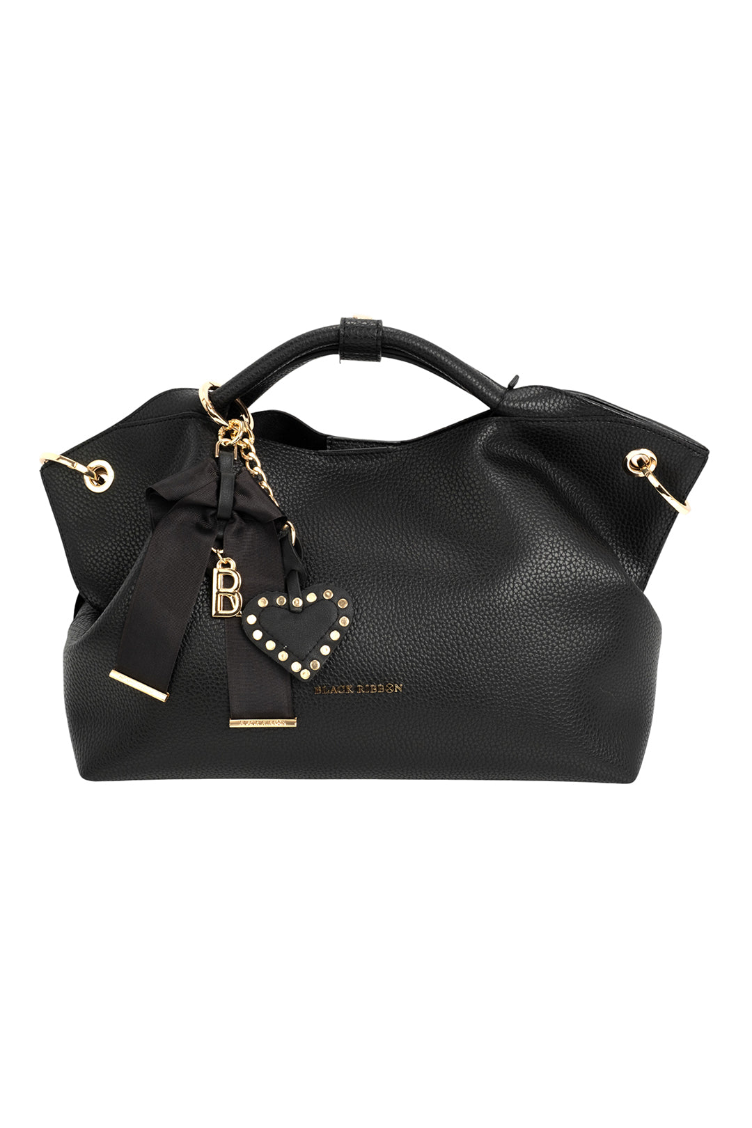 Tina Maxi Siyah Aksesuar Detaylı Çanta