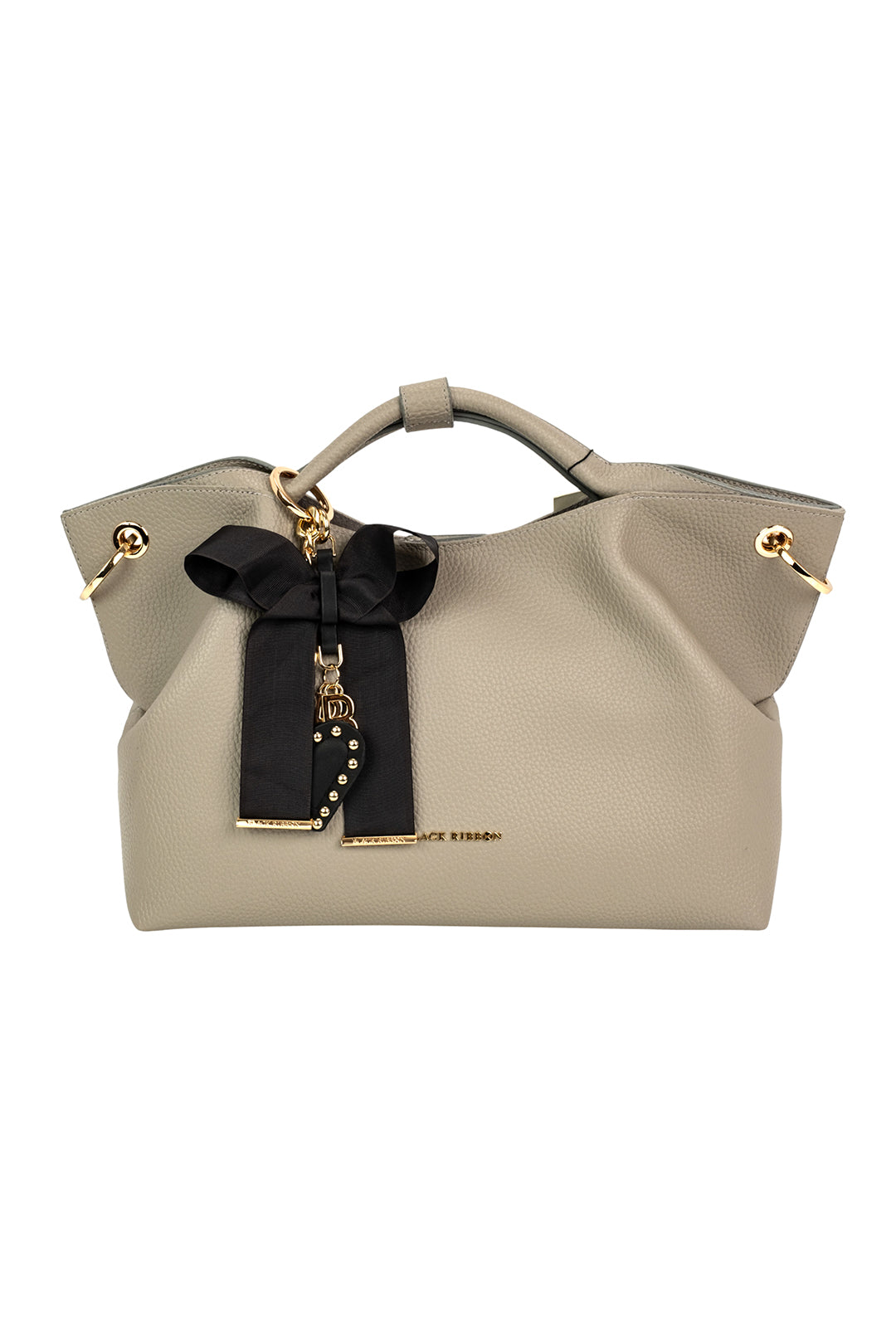 Tina Maxi Gri Aksesuar Detaylı Çanta