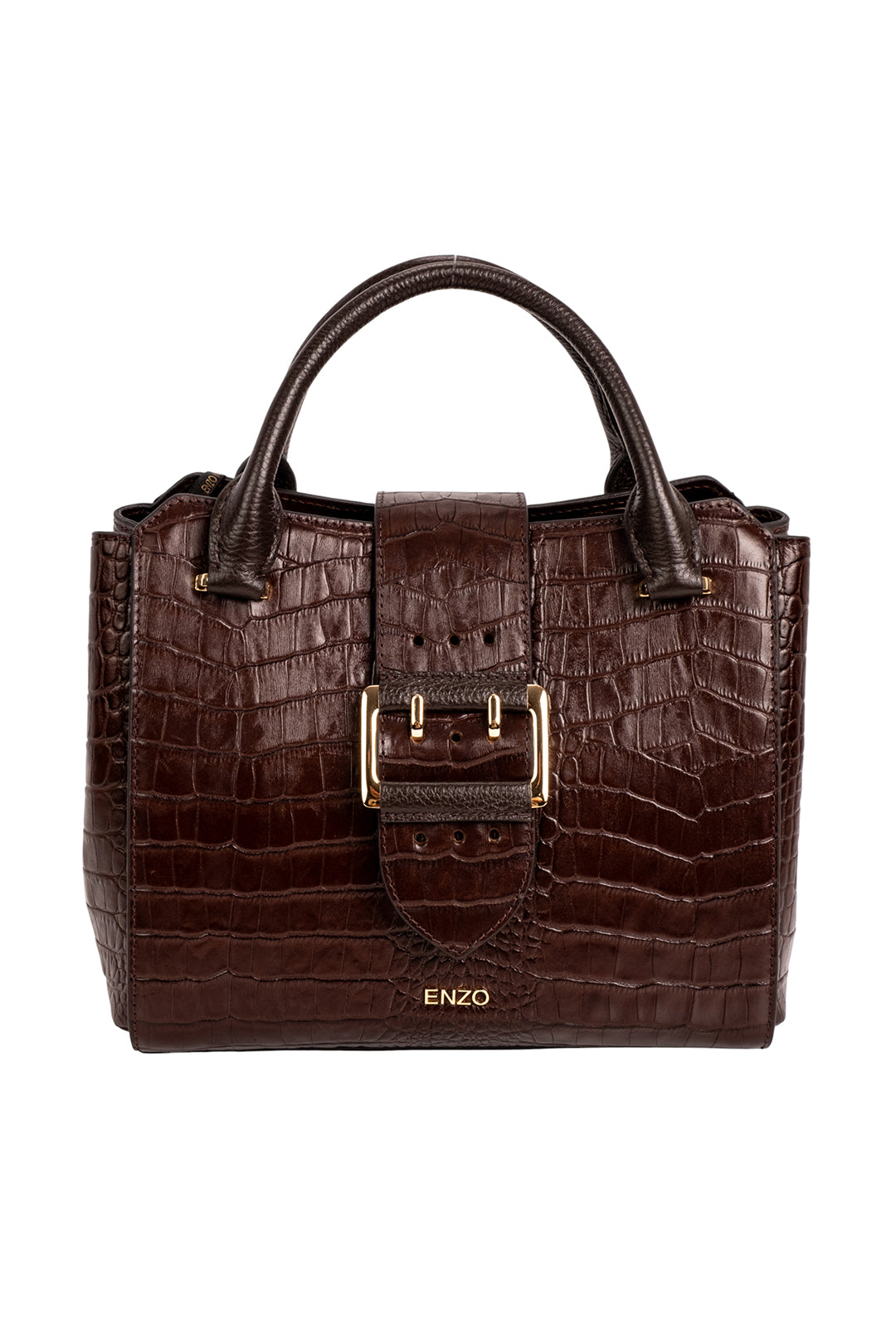 Elen Kahve Deri Çanta