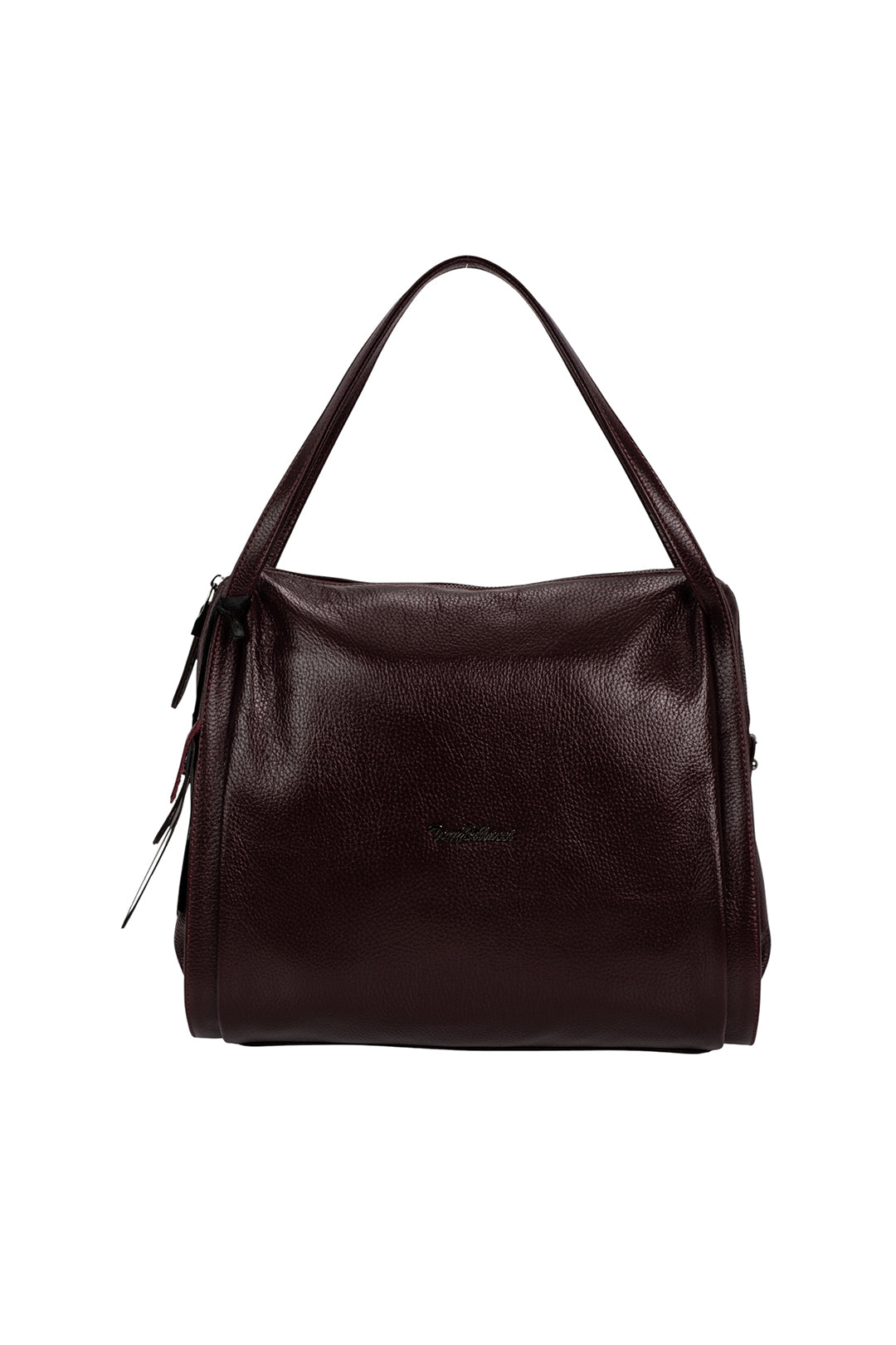 Karmen Bordo Deri Çanta