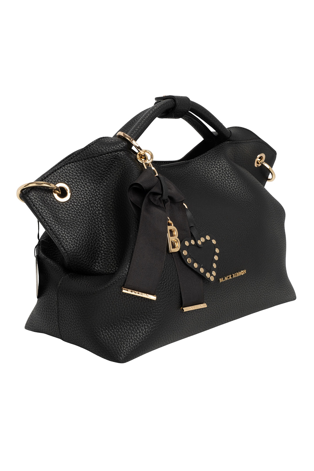 Tina Maxi Siyah Aksesuar Detaylı Çanta