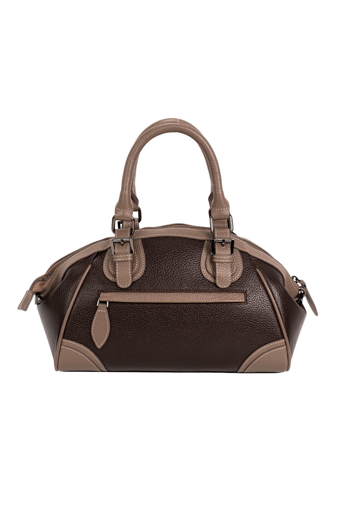 Toscana Bej Kahve Deri Çanta