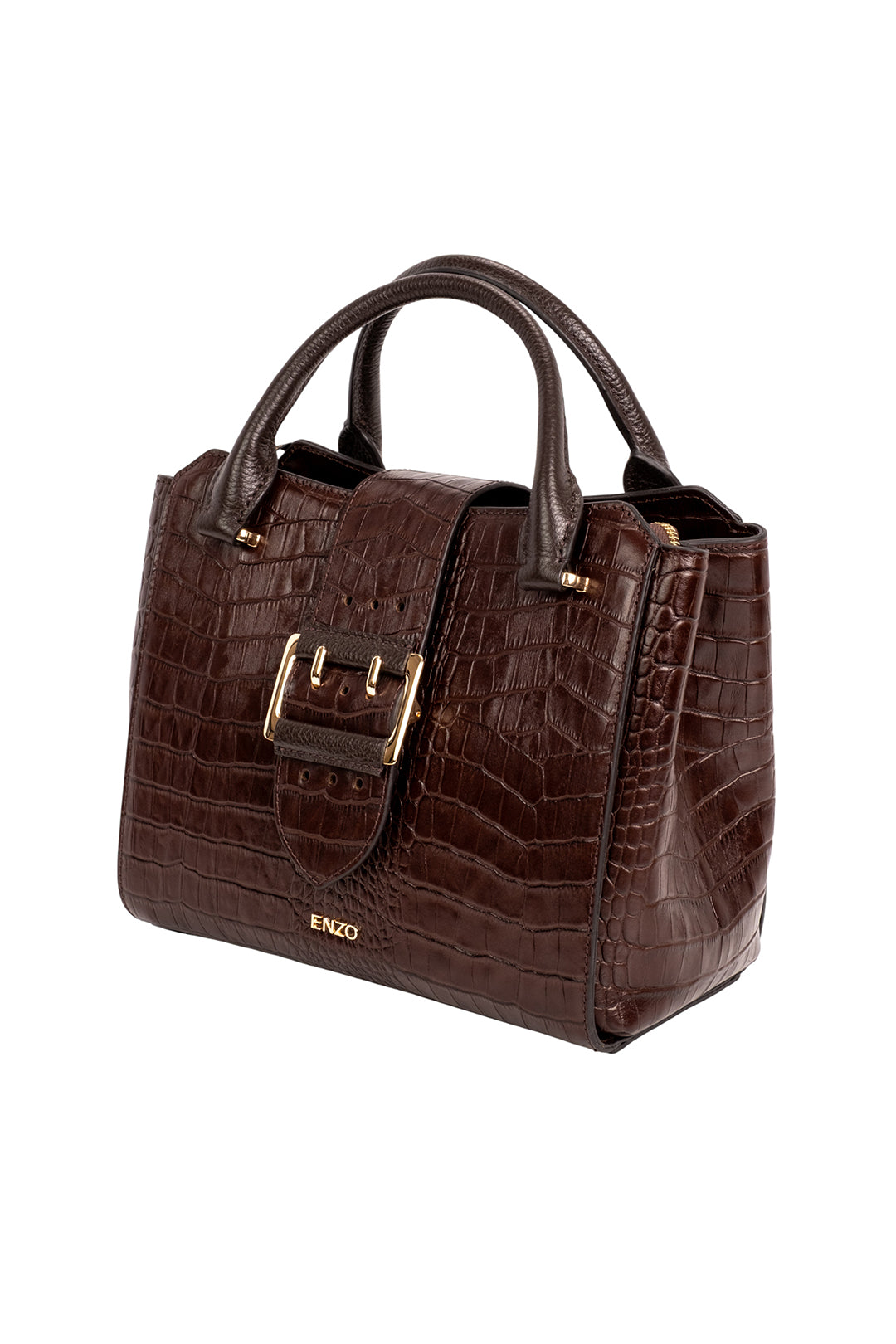 Elen Kahve Deri Çanta