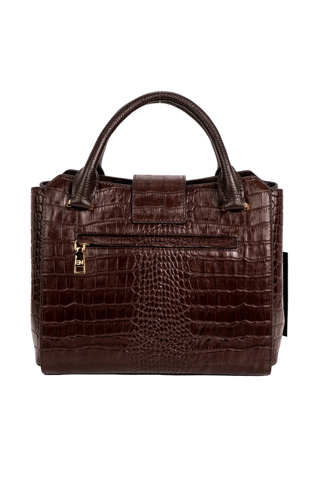 Elen Kahve Deri Çanta