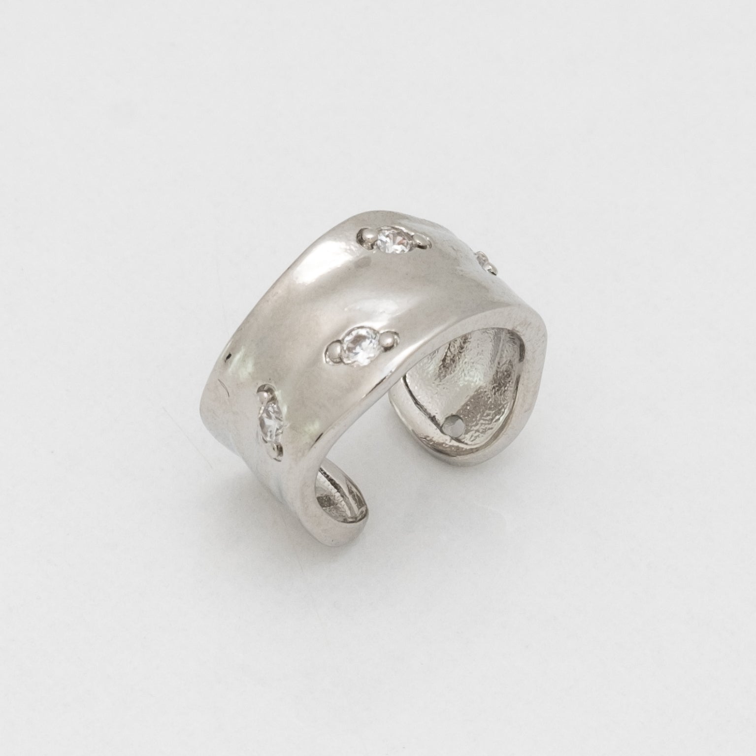 Glint Silver Çelik Earcuff