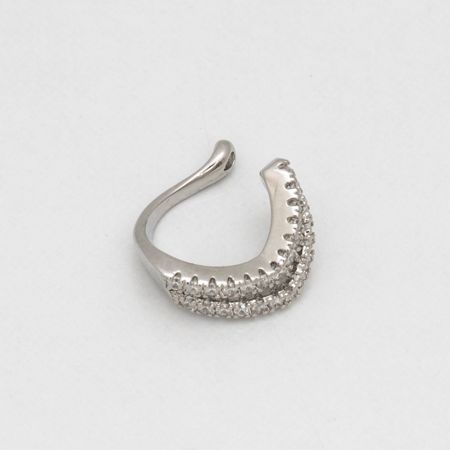 Pearla Silver Çelik Earcuff