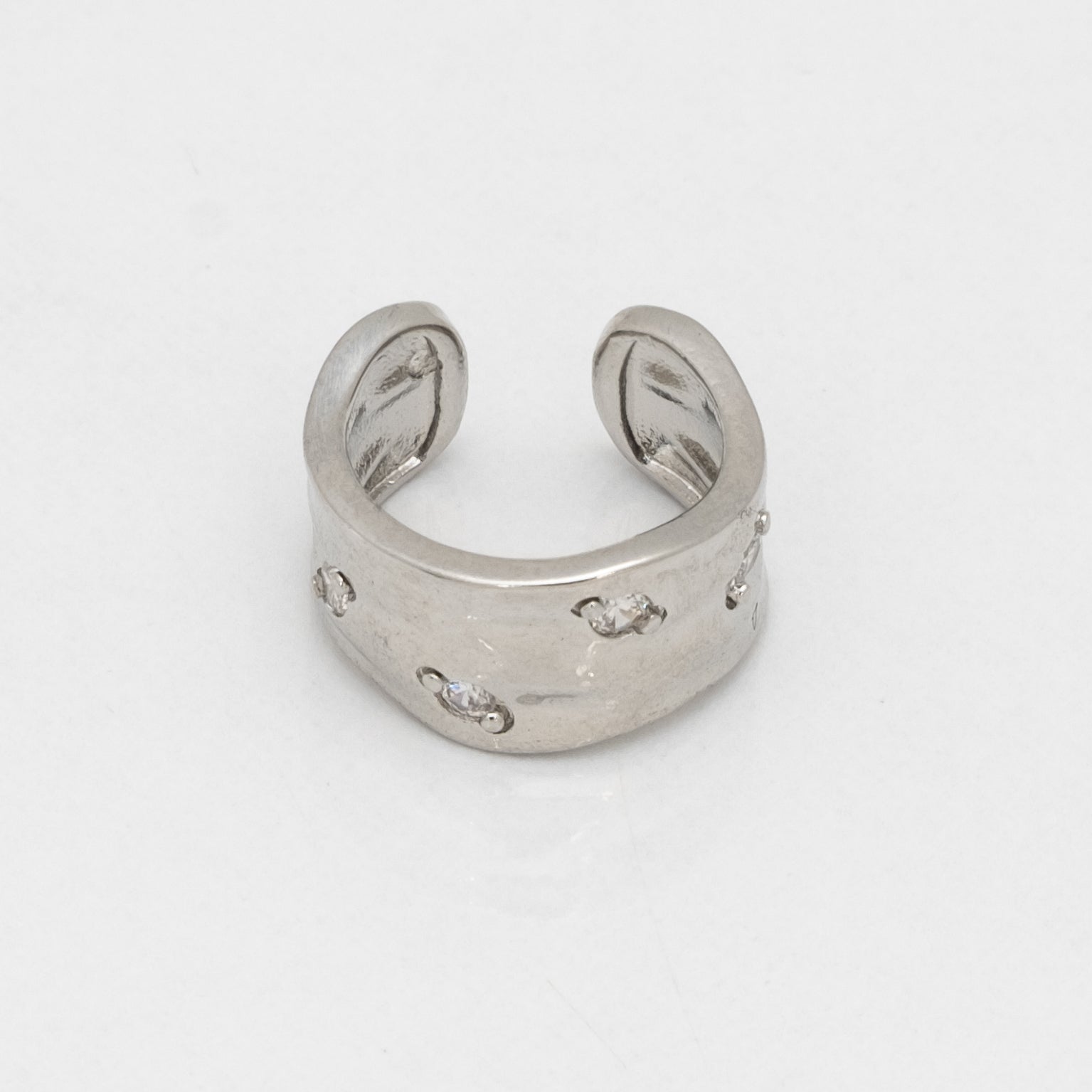 Glint Silver Çelik Earcuff
