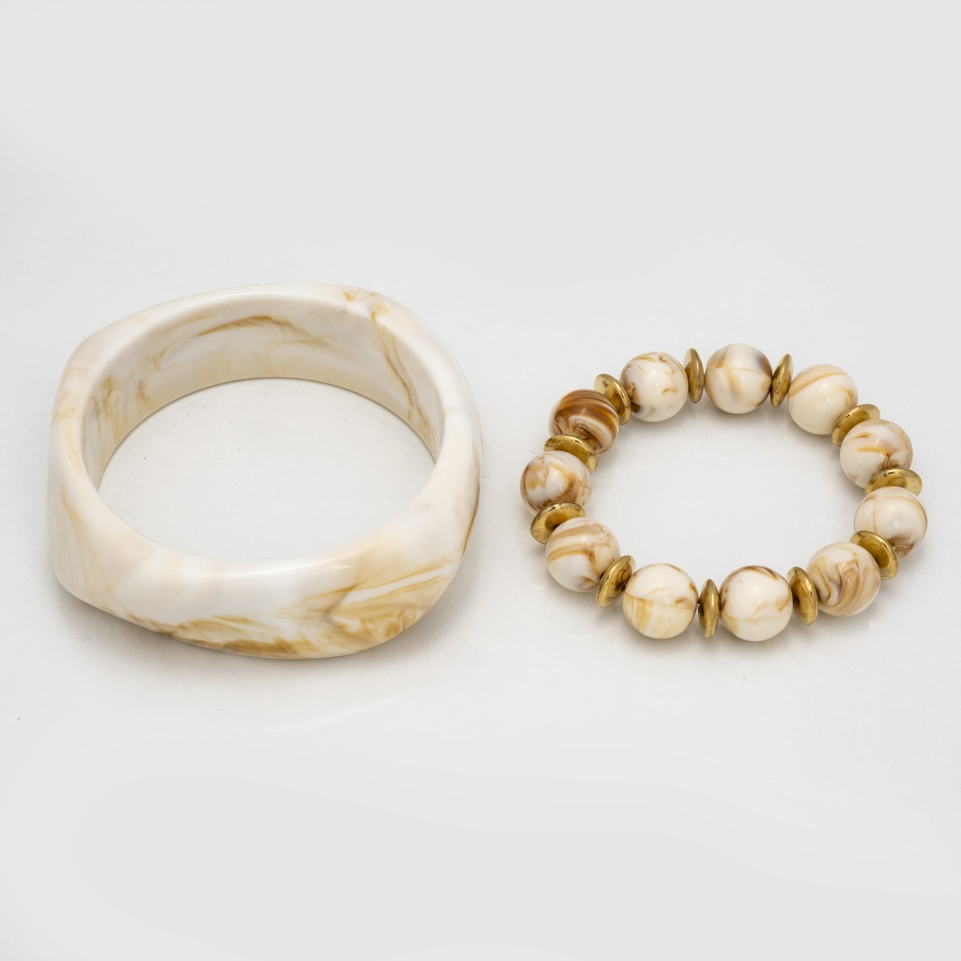 Dune Mermer Desenli Bileklik