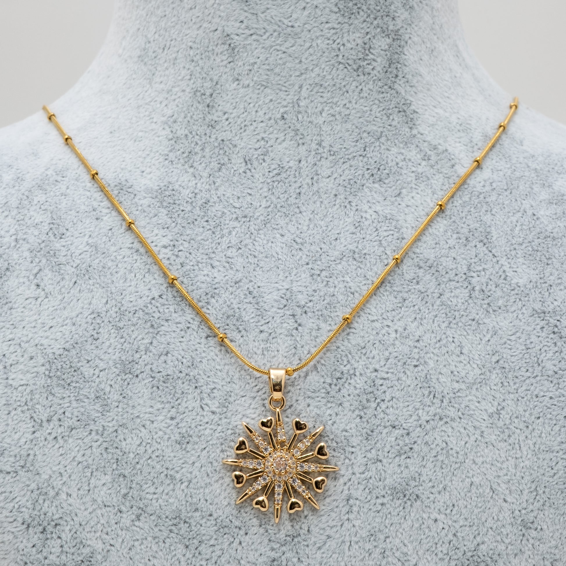 Heartburst Gold Kolye