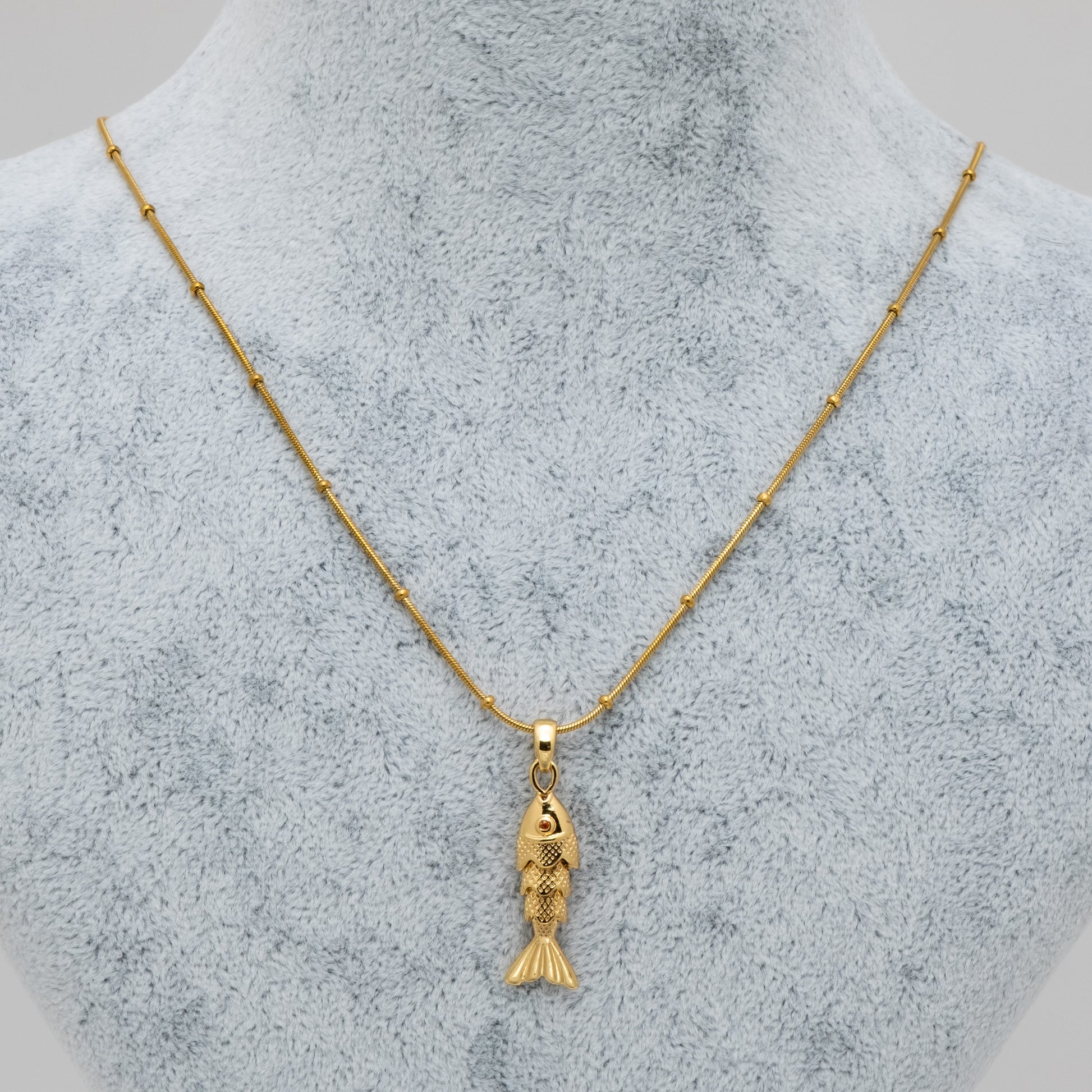 Lucky Fin Gold Kolye