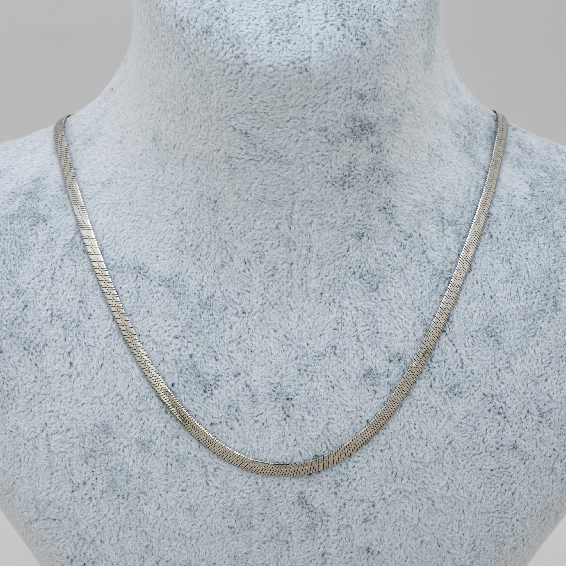 Glacé Silver Çelik Kolye(40cm)