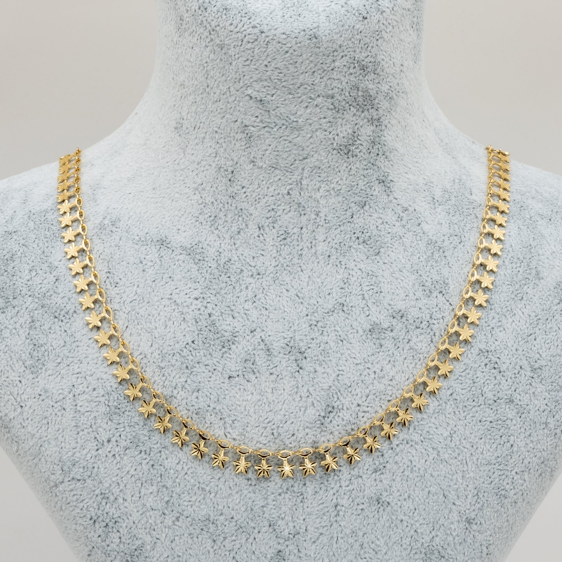 Gold Star Link Kolye