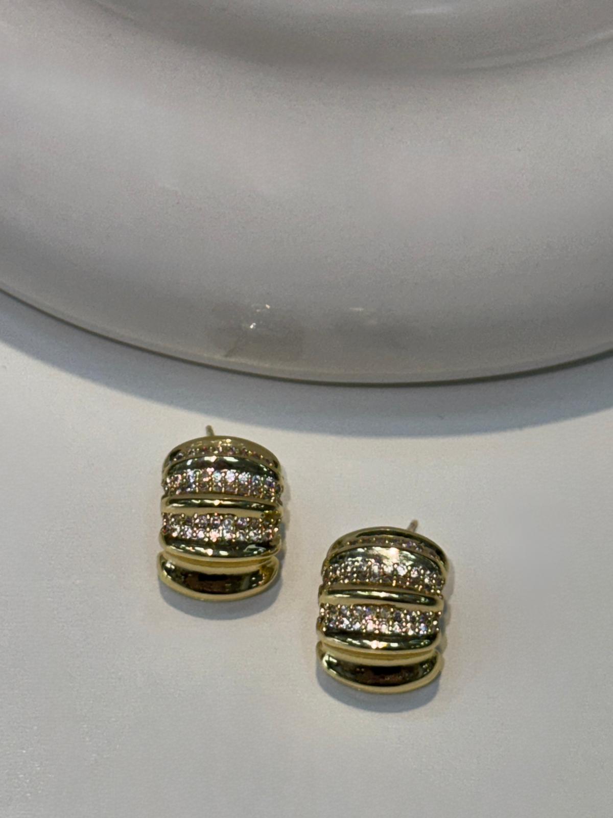 Pearl Orbit VIP Gold Küpe(14k)
