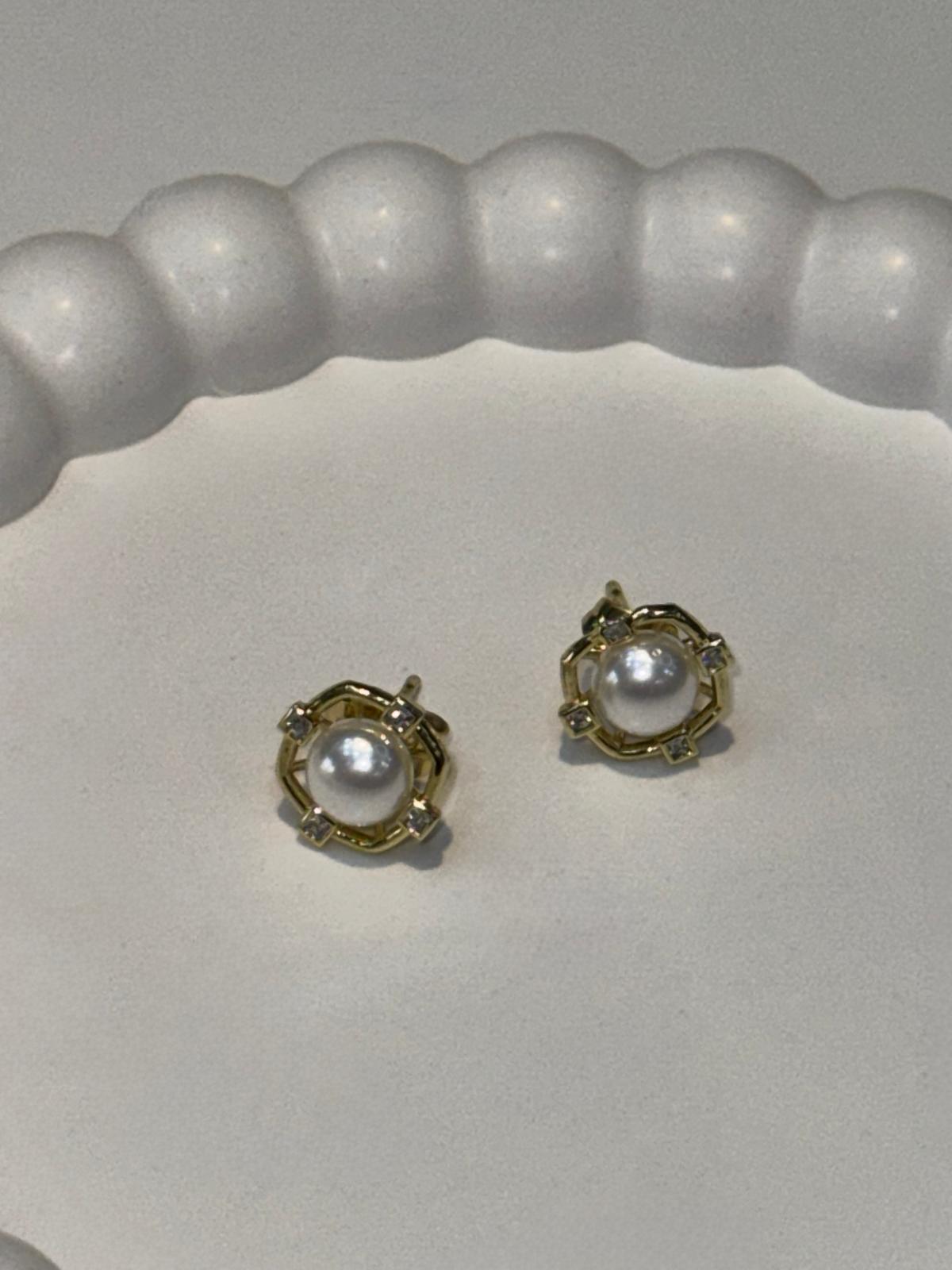 Royal Pearl VIP Gold Küpe(14k)