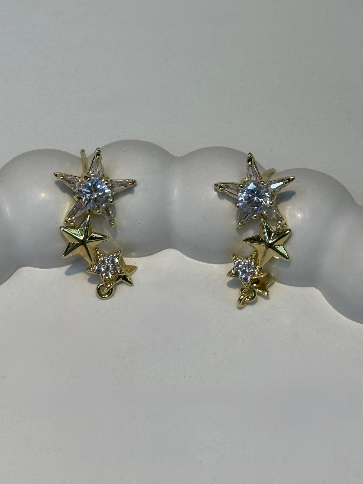 Cosmic Light VIP Gold Küpe(14k)