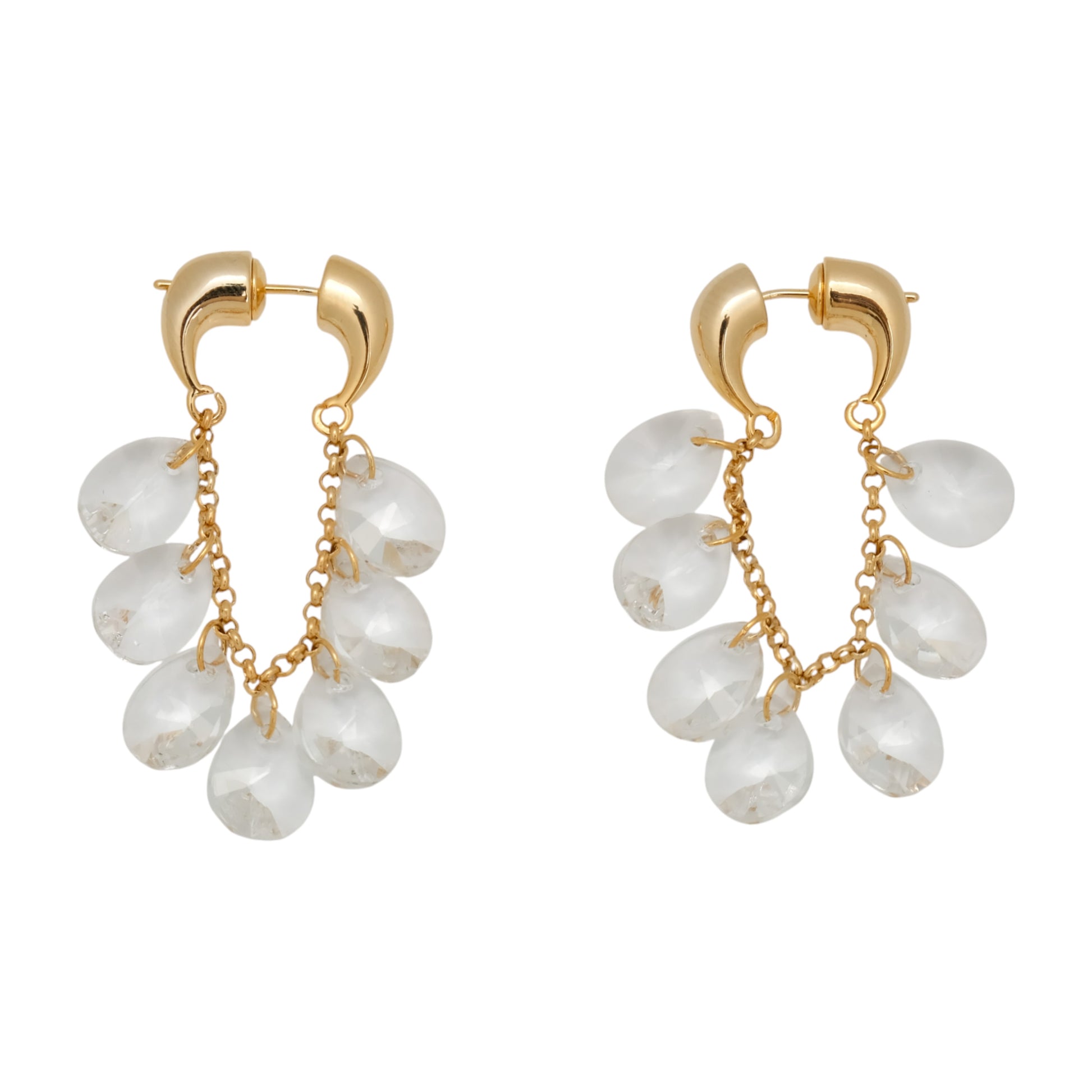 Kristal Çelik Küpe