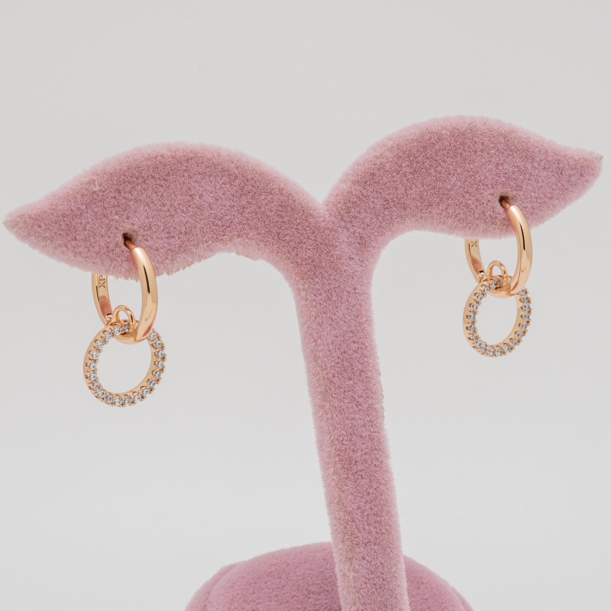 Pearl Orbit VIP Rose Küpe