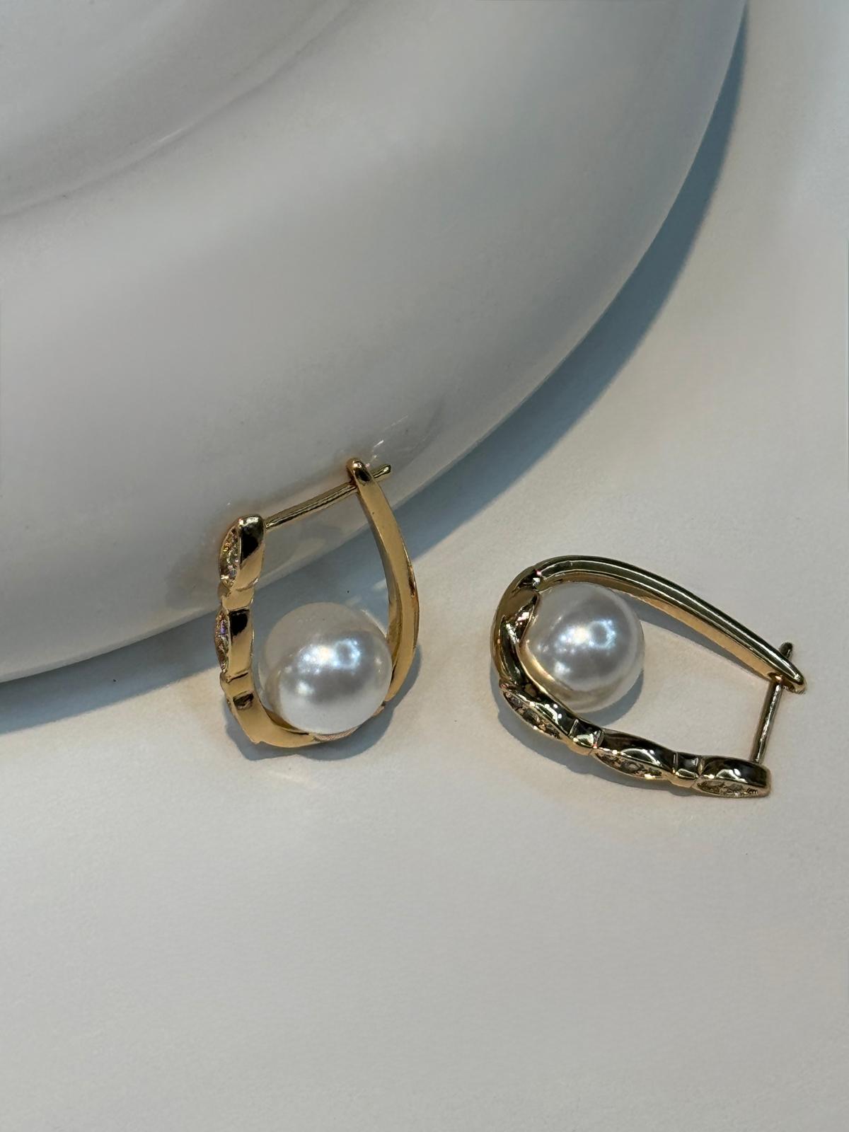 Ivory Gold vıp Gold Küpe(14k)