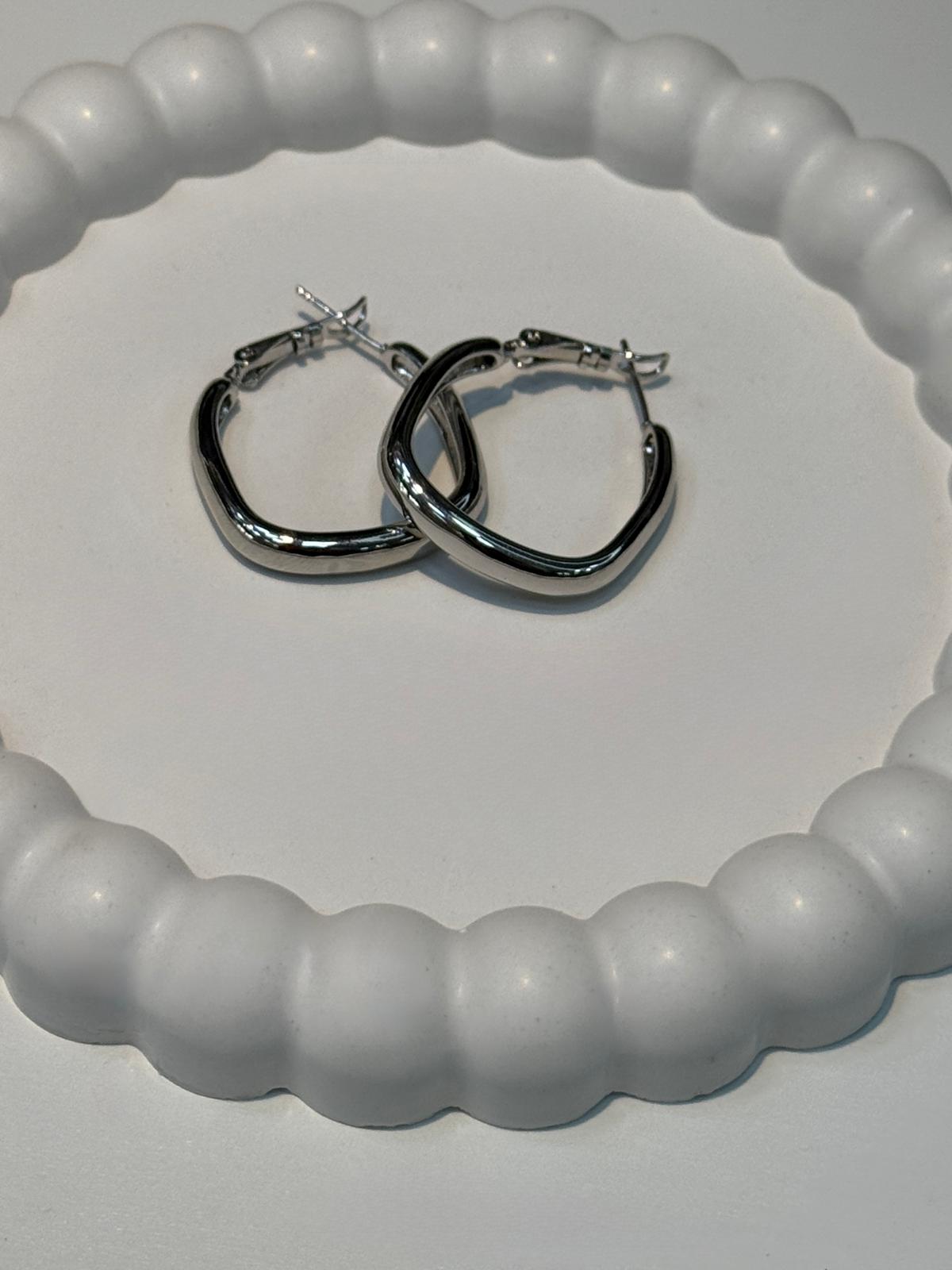 Circle Shine VIP Silver Küpe