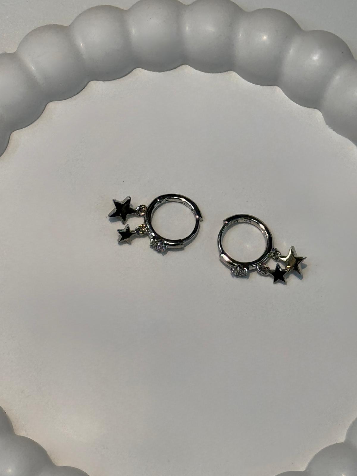 Twinkle Star VIP Silver Küpe