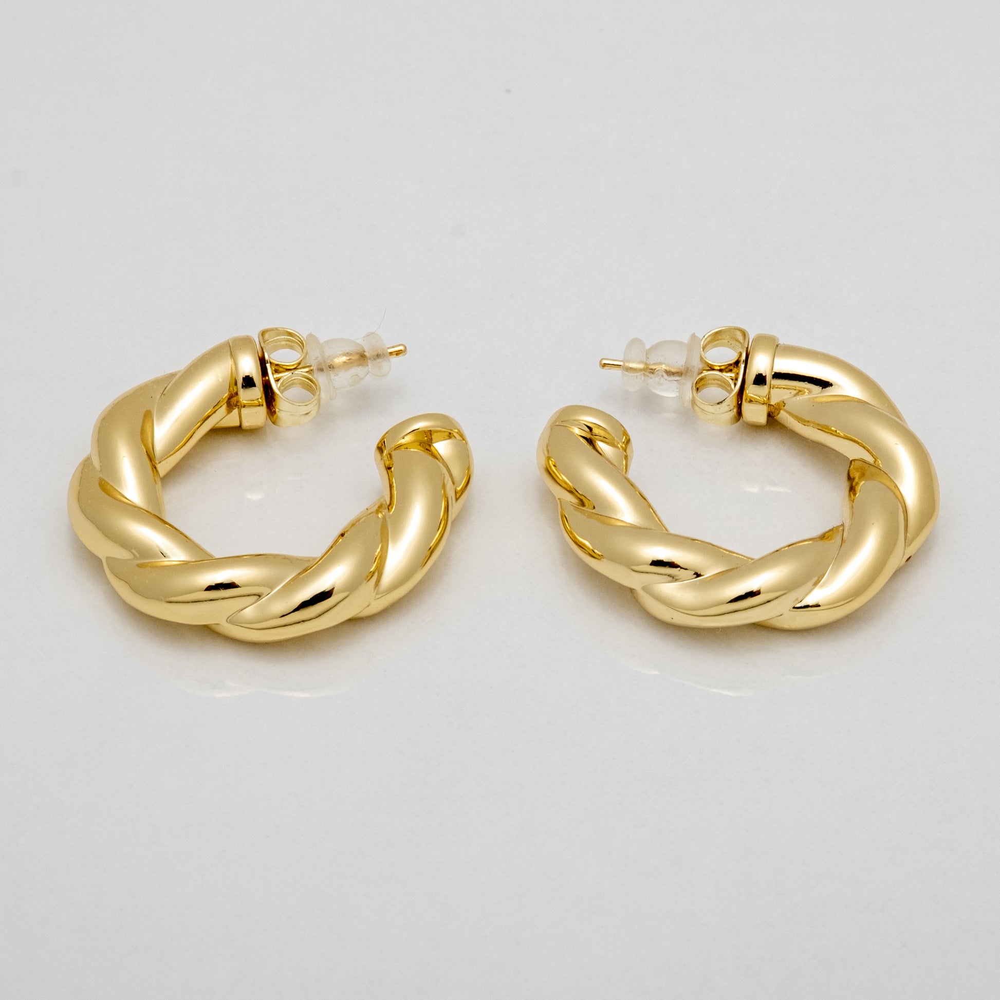 Aura Twist Gold Küpe(14k)