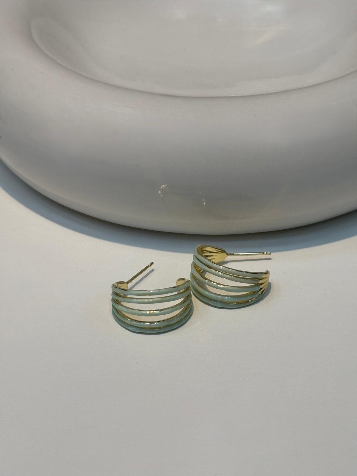 Green Luxe VIP Gold Küpe(14k)