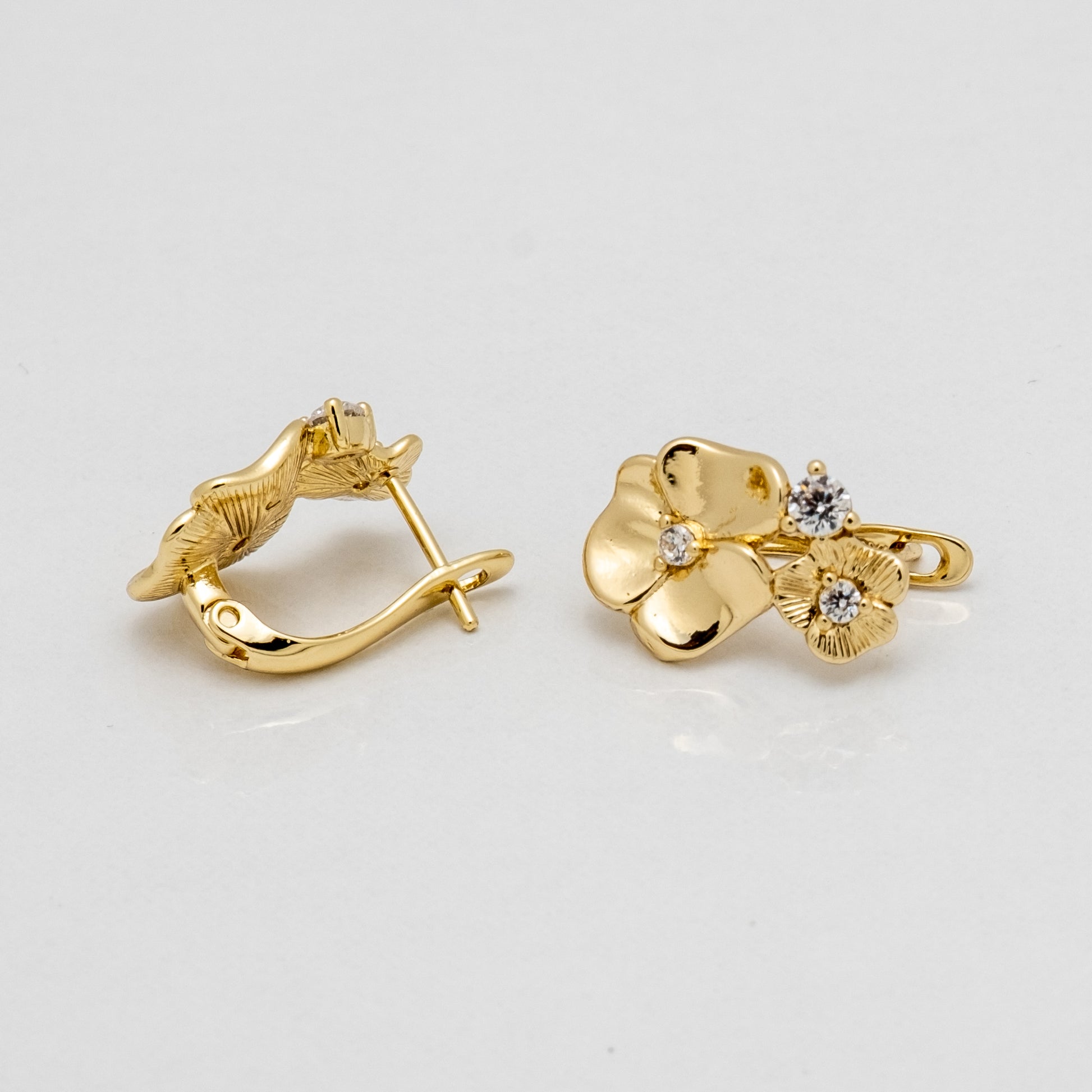 Crystal VIP Gold Küpe(14k)