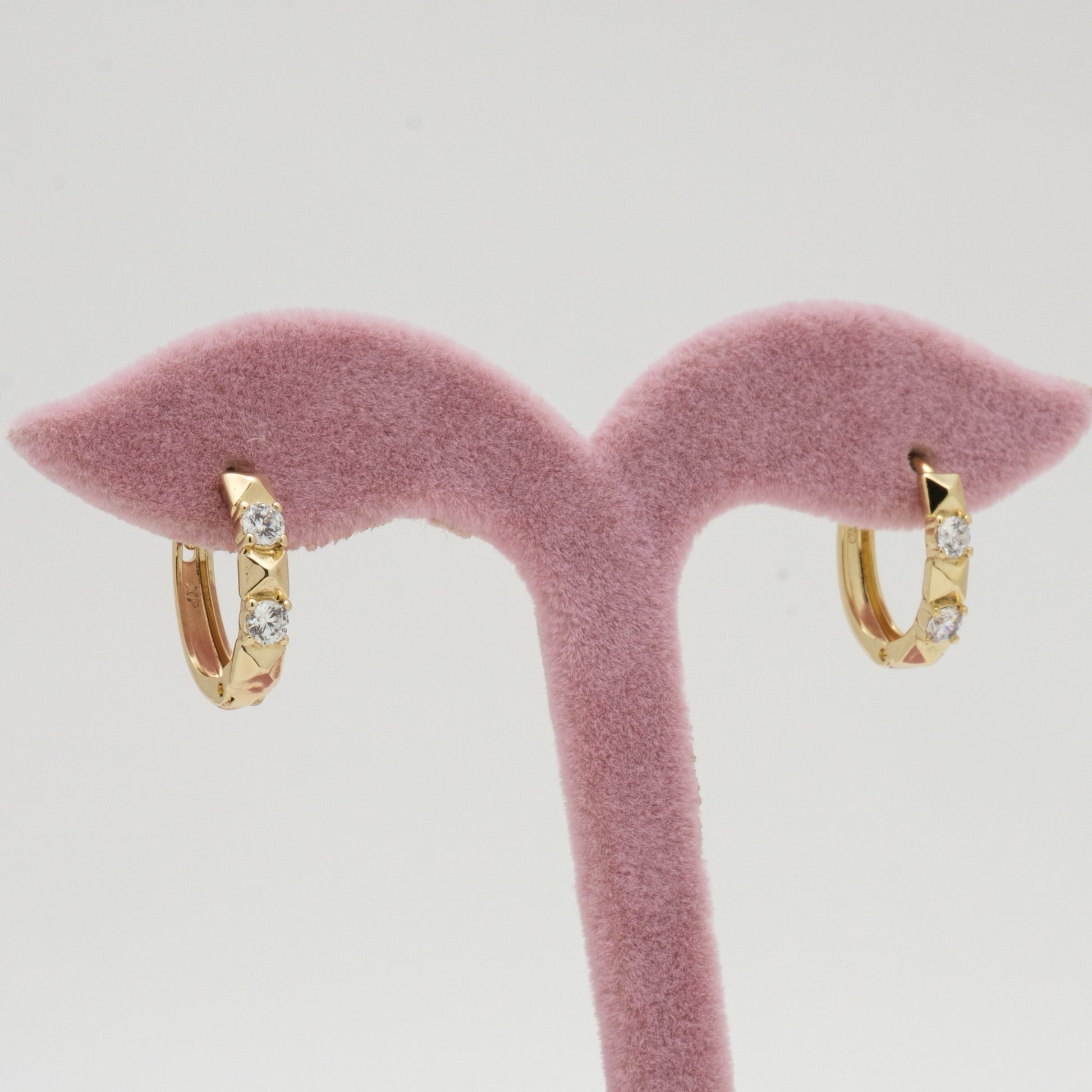 Glimmer Stone VIP Gold Küpe(14k)